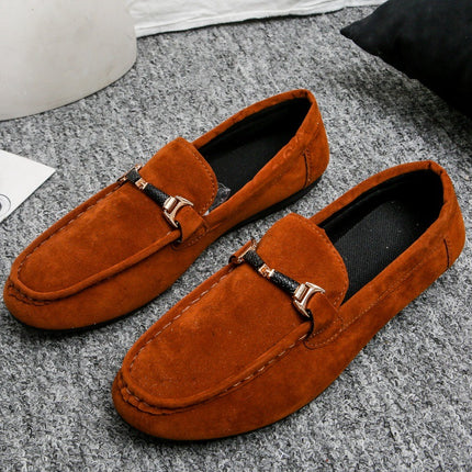 Doug shoes men's business shoes men's casual shoes Korean version of Doug shoes 2024 new trembles fast hand a generation of hair