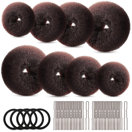 Cross-border explosions hair curler set hair pull pin ball head flower bud hair braid artifact bridal hair accessories braided hair
