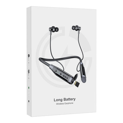 [Factory in stock] Wireless Neck-Hanging Bluetooth Headset with Large Power and Long Endurance Noise Reduction Wireless Sports Insertable Card