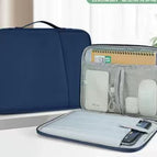 Dark blue-large portable ipad tablet bag