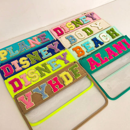 New Transparent Cosmetic Bag Beach Waterproof Mobile Phone Bag PVC Transparent Shrunken Bag Large Capacity Cosmetic Bag