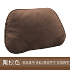 Dark brown headrest