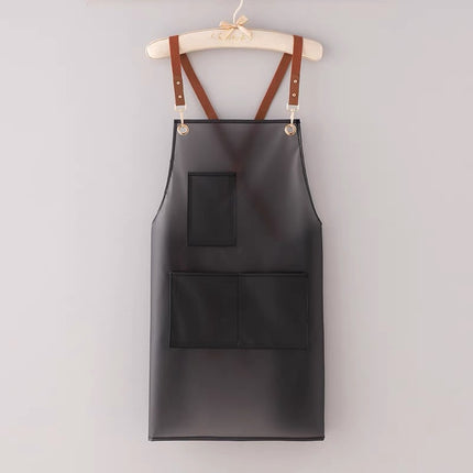 New apron tpu Waterproof antifouling kitchen household pet shop barber shop men's and women's work clothes customizable logo