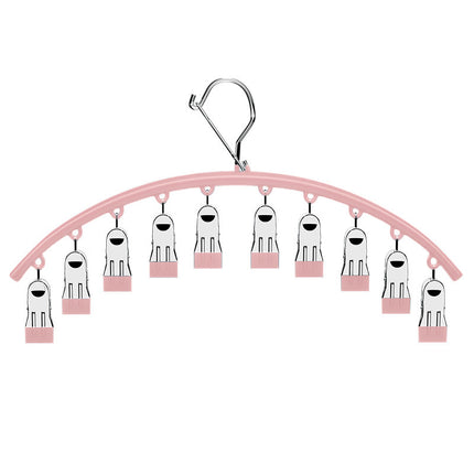 Stainless Steel Drying Hosiery Clip Drying Rack Multi-Clip Balcony Windproof Multi-Functional Drying underwear socks clip Home hanging clothes