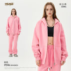 Pink-Zip Sweat / 2XL