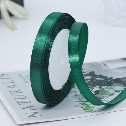 1cm Ribbon Gift Packaging Ribbon Cake Baking Gift Box Ribbon Wedding Decoration Cross-border Ribbon Wholesale