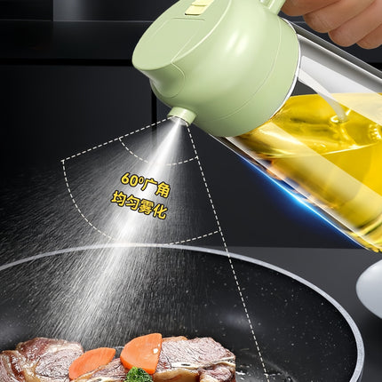 Oil spray tank reverse spray dual-purpose oil spray tank oil spray oil pour oil integrated kitchen air fryer oil spray bottle atomized edible oil