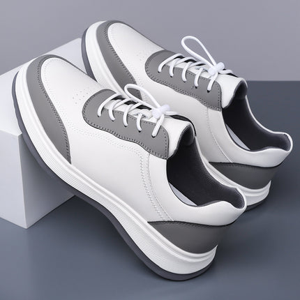 Sports Shoes 2026 New Trendy Genuine Leather Lightweight Soft-Soled Soft-Surface Casual Shoes for Men, Students, Running, Outdoor Men's Shoes