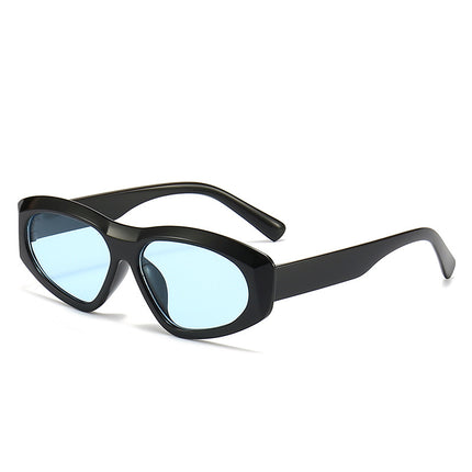 2022 new glasses cat eye small sunglasses European and American ins UV-proof beach simple sunglasses box