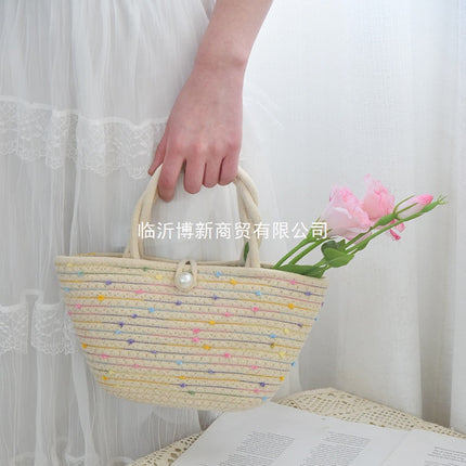 New Commuter Bag, Travel Seaside Beach Handbag, Summer Handbag, Woven Women's Bag, Souvenir Foreign Trade Batch