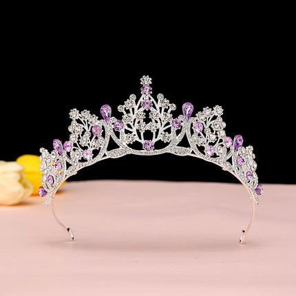 Bridal Crown Headwear 2024 Eighteen Years Old Adult Ceremony Princess Best Friend Gift Birthday Internet Celebrating Rhinestone Crown
