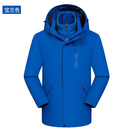 Removable Waterproof Super Fleece Jacket Outdoor Cold-proof Jacket Work Clothes Printing LOGO Group Clothes Embroidery