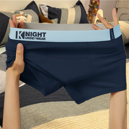 Source manufacturers pure cotton men's underwear sports fashion boxer four-corner teenagers shake voice fast hand generation shorts men