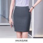 8902 gray western dress / S