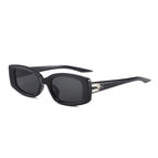 Black frame gray piece silver label