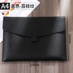 A4 black (lychee pattern)