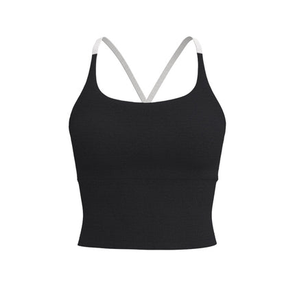 Sling Beauty Back Cross Sports Underwear Women's Shockproof Running Quick-drying Fitness Bra Pilates Training Yoga Vest