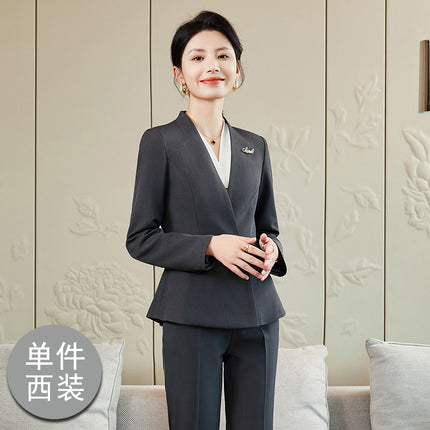Suit Skirt, Business Attire, Goddess-Style Suit Set, Beauty Salon Front Desk, Hotel Sales Department, Jewelry Store Work Uniform