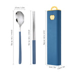 Blue and silver two-piece set [blue box]