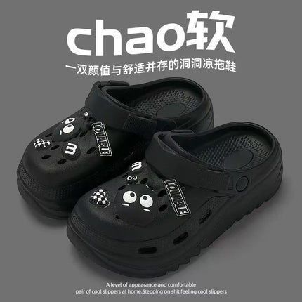 25 New Styles of Croc Shoes for Women, Summer Casual Fashion, Thick Soles for Going Out, Versatile, Non-Slip, Comfortable and Breathable, Men's Wholesale Cartoon