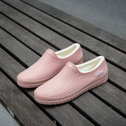 New Spring and Autumn Rain Shoes Women's Waterproof Shoes Four Seasons Low-top Lightweight Work Non-slip Soft Bottom Rubber Shoes Short Tube Export Foreign Trade