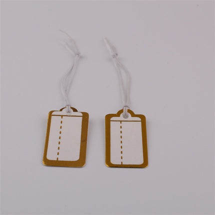 Label elastic rope label price small tag card jewelry packaging material handmade diy homemade material accessories