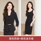 Black suit + 596 black dress / S