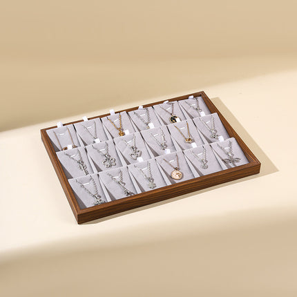 Jewelry Storage Box High-grade Exquisite Large Capacity Earrings Earrings Necklace Dressing Table Watch Jewelry Jewelry Display Stand
