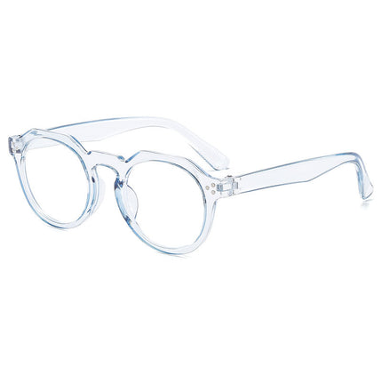 Irregular Anti-Blue Light Rice Nail Glasses Frame Jelly Color Fashionable Trendy Same Style Personalized Full Frame Glasses 3387
