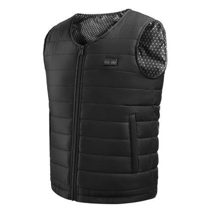 Winter Cross-border Intelligent Heating V-collar Base Vest Graphene Whole Body Constant Temperature Electric Heating Warm Heating Vest