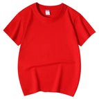 Kids short-sleeved t-shirt kids style bright red / 100cm