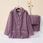 Purple Gray small flower / L (45.00 kg-55.00 kg