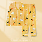 S carrot rabbit cardigan long set / M