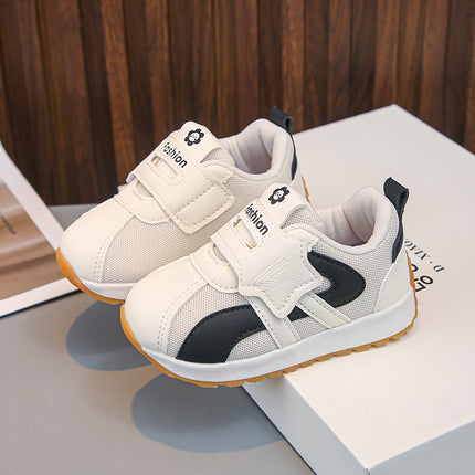 Baby Velcro Soft-Soled Toddler Shoes 2025 Spring and Autum New Boys and Girls Shoes Baby Mesh Breathable Sports Shoes