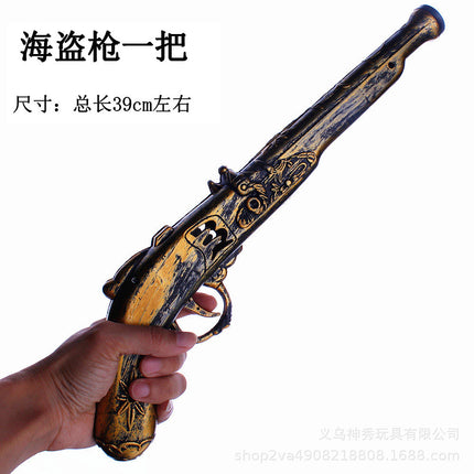 Cos Halloween Plastic Pirate Hook Props Prom Dress up Pirates of the Caribbean Gun Zorro Sword Mask