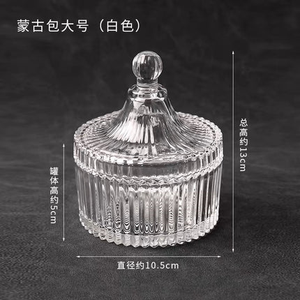 Natural Crystal Purification Degaussing Bowl White Crystal Degaussing Stone Gravel Container Yushou Salt Ware Gem Glass