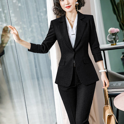 Jindian professional suit women's autumn new suit skirt formal wear female teacher sales department hotel front desk work clothes