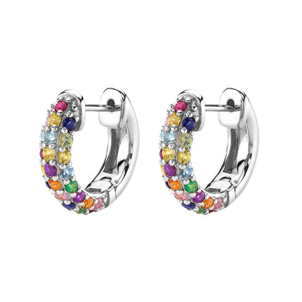 Amazon, Aliexpress, Temu, Shein, European and American Cross-Border Popular Luxury Zircon Earrings and Earrings Wholesale