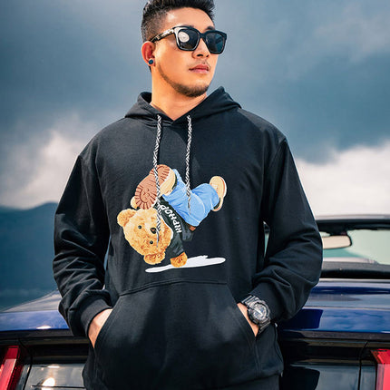11XL oversized men's fat plus fat plus size 400kg jacket T-shirt with velvet hoodie sweater men's winter