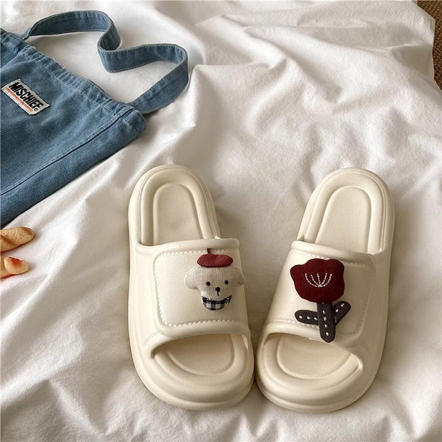 Women's Ultra-Soft Retro Slip-On Slippers, Suitable for Outdoor Use, Sweat-Absorbent, Non-Slip, for Home, Office, and Leisure, 2026 Summer New Model