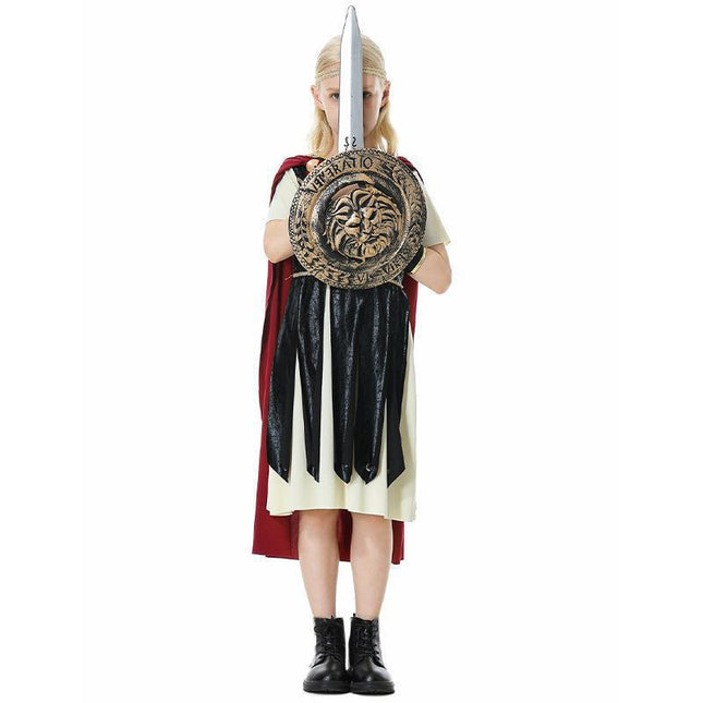 Subaru Warriors Halloween Cosplay Clothes Kidsren Ladies Roman Gladiator Role-Playing Costume