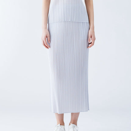 Miyake Counter Long Summer New Pleated Women's Versatile Straight Pencil Skirt