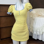 Yellow skirt / L 47.5-52.5kg