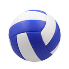 thickened blue and white volleyball