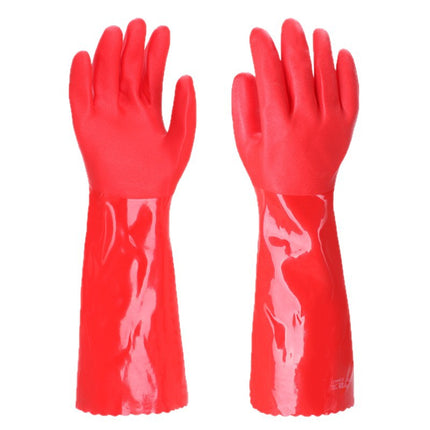 Long Fleece Rubber Gloves / Gants Ménagers Longs Velours