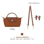 (cognac color straight gold) 65cm + punch-free package for armpits·first layer cowhide / Standard