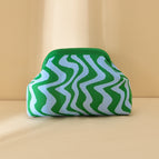 Wave pattern [green] / 30*22*9cm