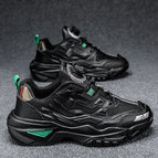 K888 black and green [thick sole heightening model] / 35