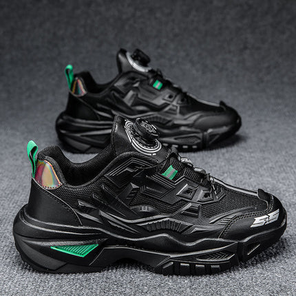 Sports Shoes Shoes Men's 2025 Autum Men's Thick-Soled Sports and Leisure Popular Trbottomy Brand Hong Kong Style Shoes