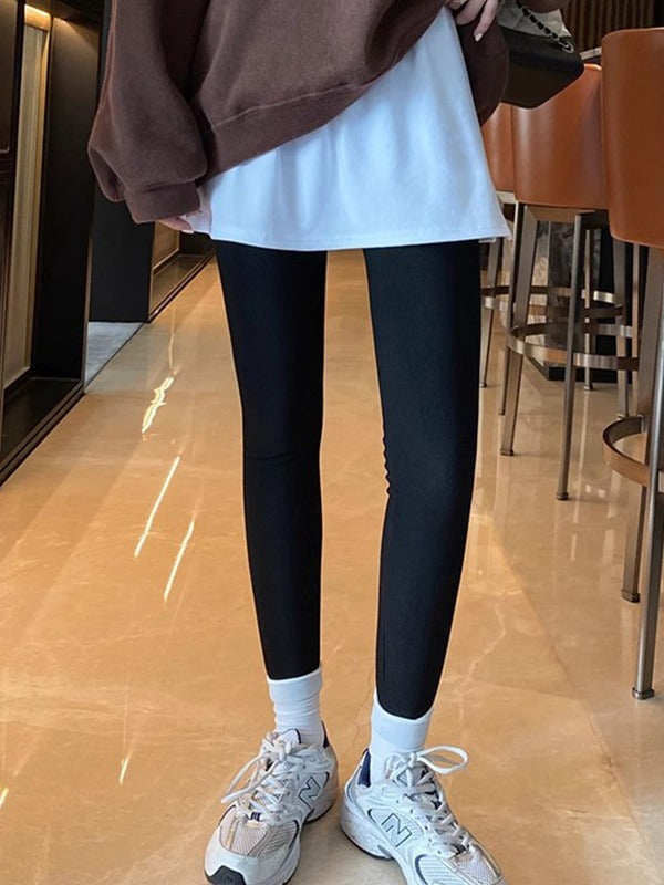 Sweater bottoming artifact fart curtain hem spring and autumn skirt stacked cover butt all-match cotton inner white skirt